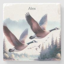 Goose Coaster, Personalized Geese 