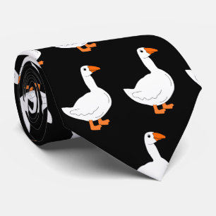 Goose Design Neck Tie