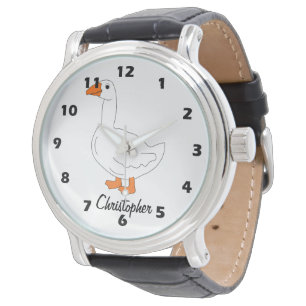 Goose Design Personalised Watch