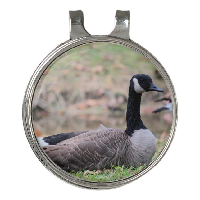 Goose   golf hat clip (Front)