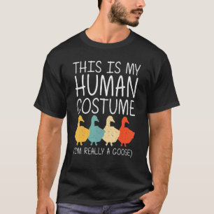 Goose Halloween Human Costume Waterfowl Animal Eas T-Shirt
