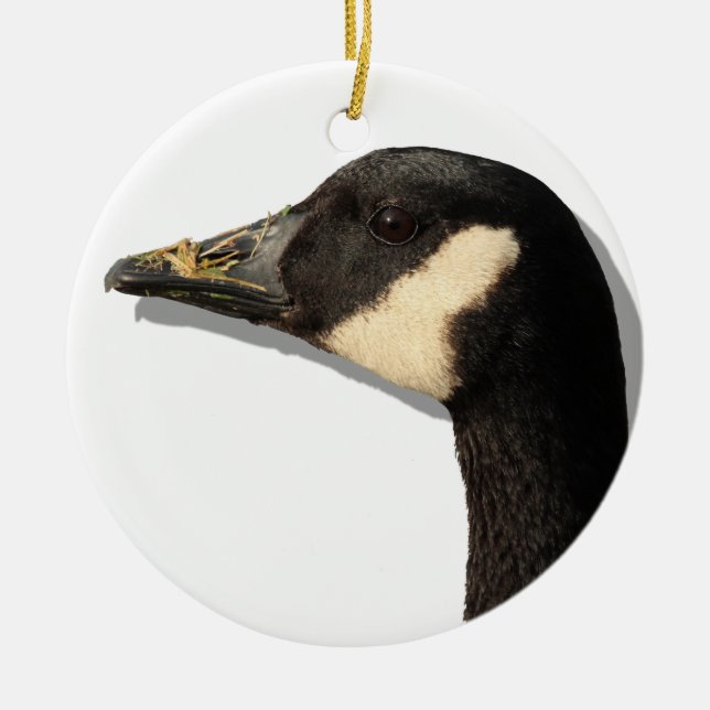 Goose Head Ceramic Ornament (Front)