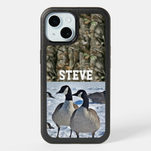 Goose Hunting Camouflage Name Men's iPhone 15 Case