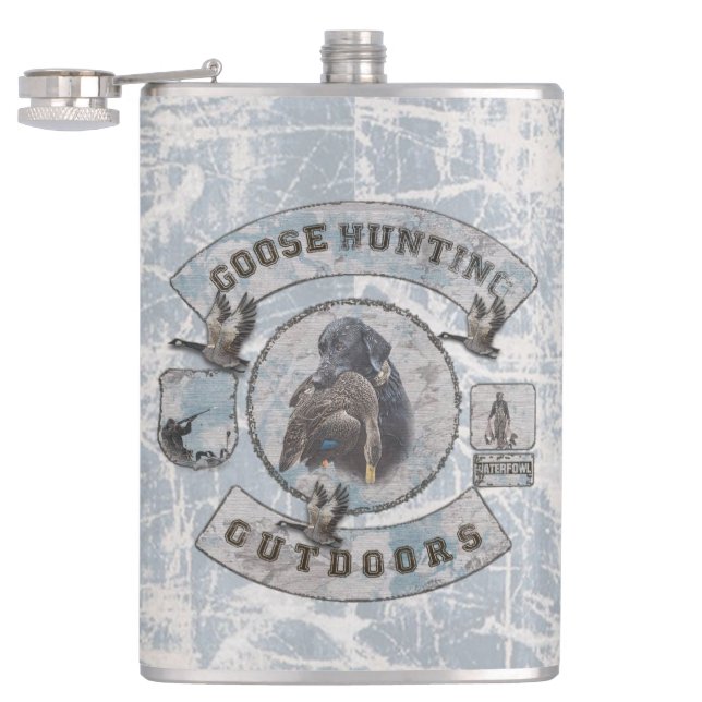 Goose Hunting Coffee Mug Flask (Opened)