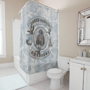 Goose Hunting Fleece Blanket Shower Curtain