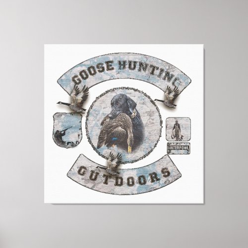 Goose Hunting Tapestry Poster Canvas Print