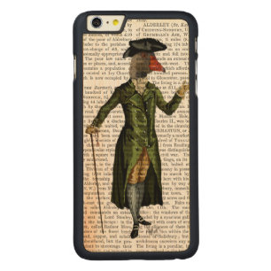 Goose in Green Regency Coat 2 Carved Maple iPhone 6 Plus Case