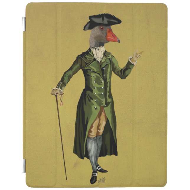Goose in Green Regency Coat 3 iPad Air Cover (Front)