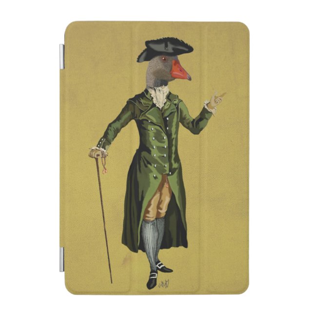 Goose in Green Regency Coat 3 iPad Mini Cover (Front)