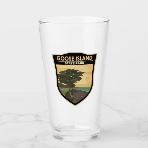 Goose Island State Park Texas Vintage Glass