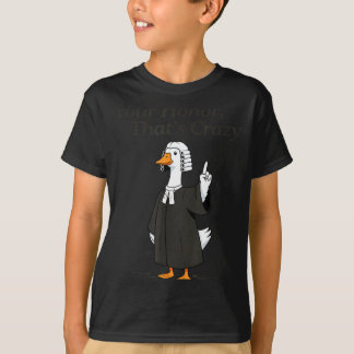 Goose lawyer honor crazy law school silly lawyer T-Shirt