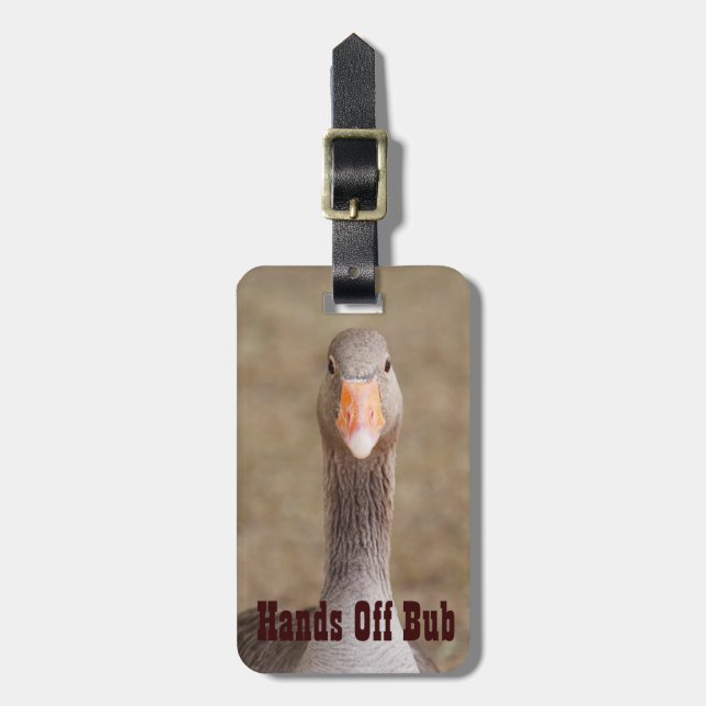 Goose Luggage Tag (Front Vertical)