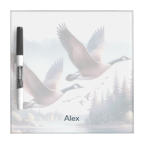 Goose Message Board, Personalized Geese  Dry Erase Board