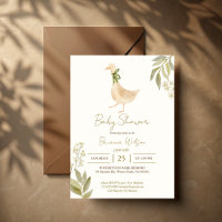 Goose nursery rhymes baby shower