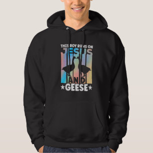 Goose Outfit for Geese Duck Lovers Apparel for Boy Hoodie