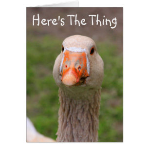 Goose Really Miss You Card