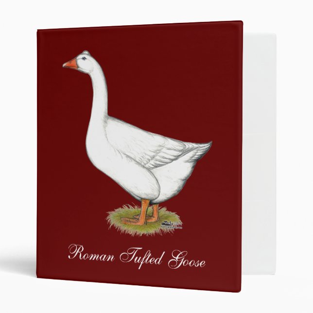 Goose Roman Tufted Binder (Front/Inside)
