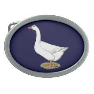 Goose Roman Tufted Oval Belt Buckle