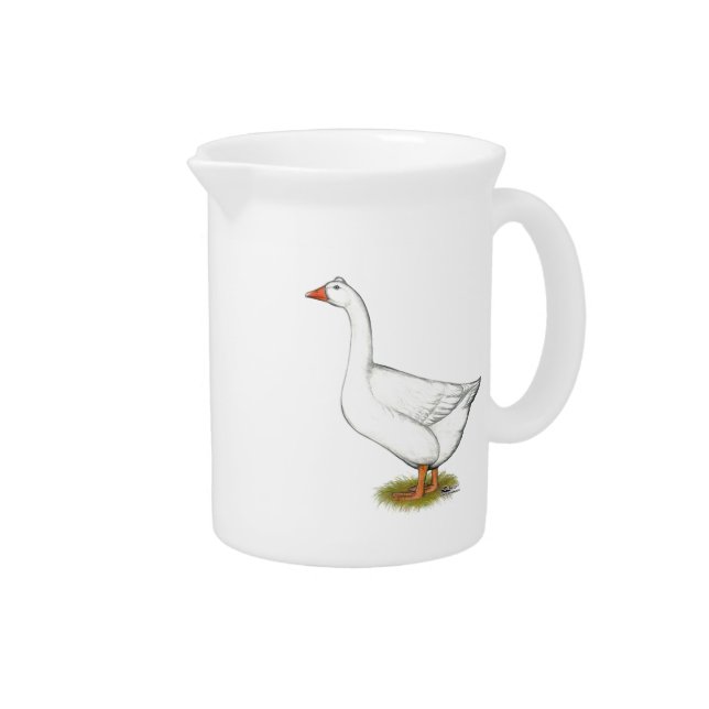 Goose Roman Tufted Pitcher (Right)
