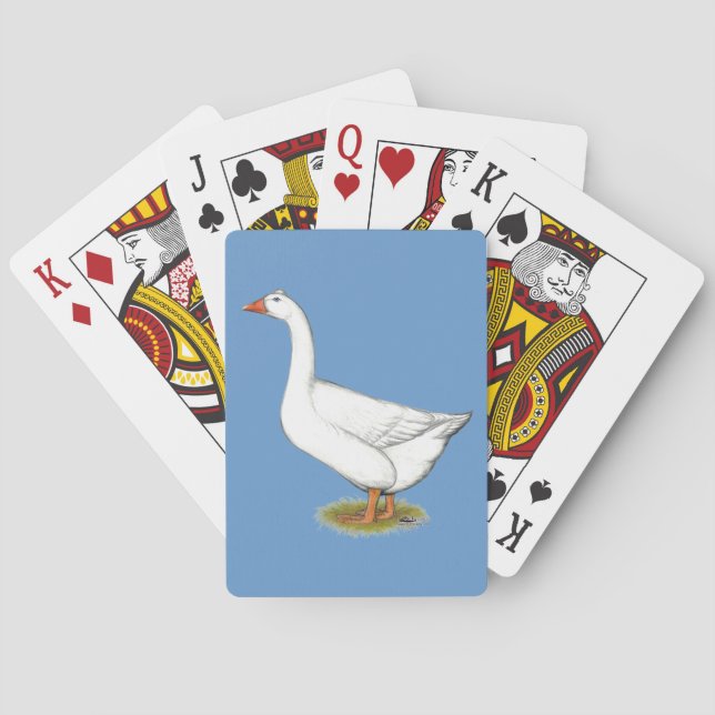 Goose Roman Tufted Poker Cards (Back)