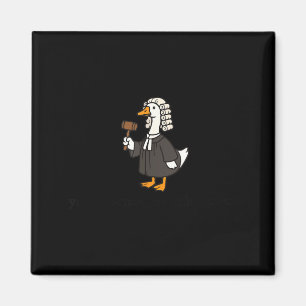 Goose silly lawyer law student school graduation magnet