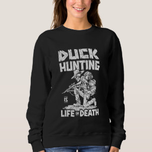 Goose Skeleton - Geese Hunt Hunter Duck Hunting Sweatshirt