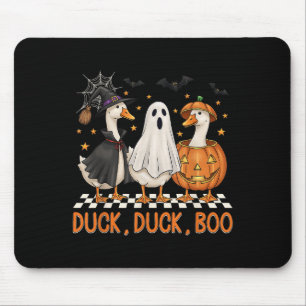 Goose Spooky Season Halloween Duck Duck Boo Men Wo Mouse Pad