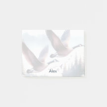 Goose Sticky Notes, Personalized Geese 