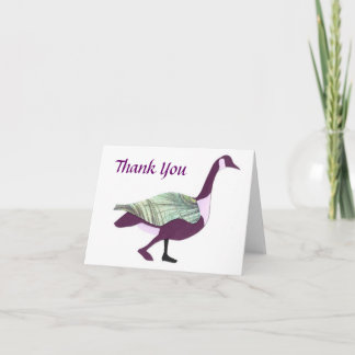 Goose Thank You Card