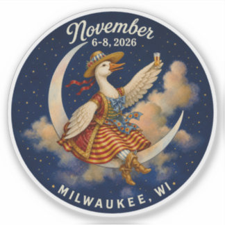 Goose the Band Sticker- Milwaukee 2026 - Fall Tour Sticker