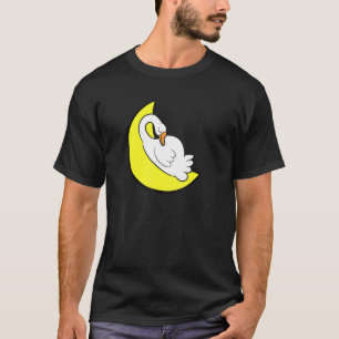 Goose Tired Nap All Day Sleep All Night Cute Goose T-Shirt