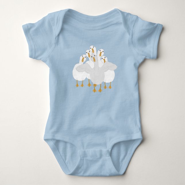 Goose Who Baby Bodysuit (Front)