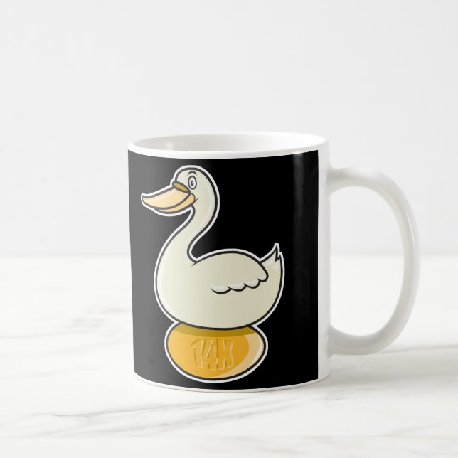 goose with golden egg coffee mug (Right)