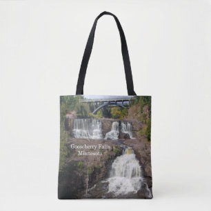 Gooseberry Falls all over tote bag