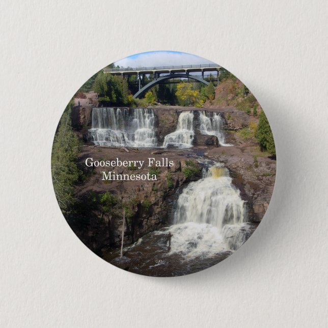 Gooseberry Falls button (Front)