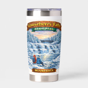 Gooseberry Falls, MN Minnesota Water Tumbler