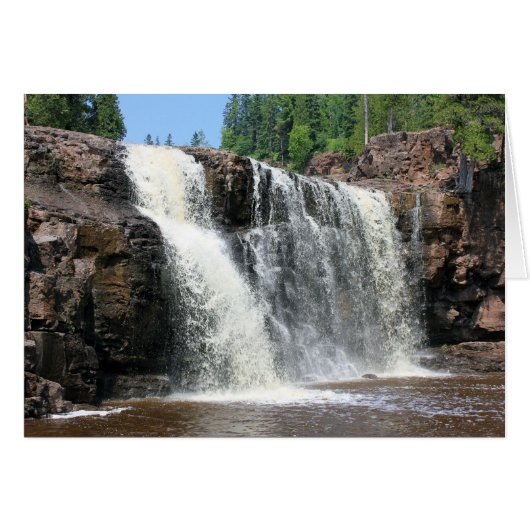 Gooseberry Falls, North Shore, Minnesota Cards (Front Horizontal)