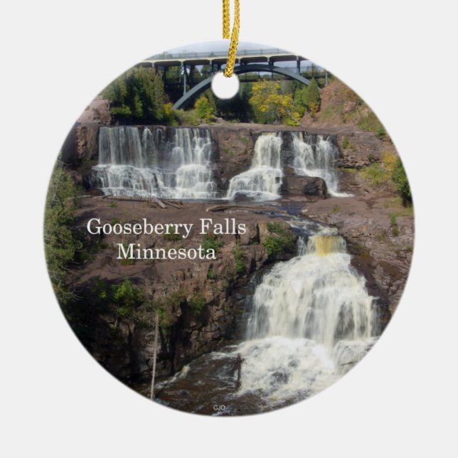 Gooseberry Falls ornament (Front)