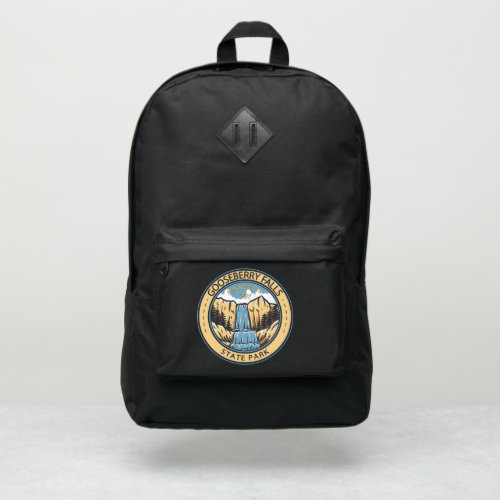 Gooseberry Falls State Park Minnesota Badge Port Authority Backpack