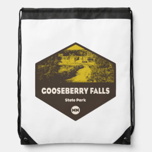 Gooseberry Falls State Park Minnesota Drawstring Bag