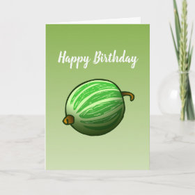 Gooseberry Folded Greeting Birthday Card
