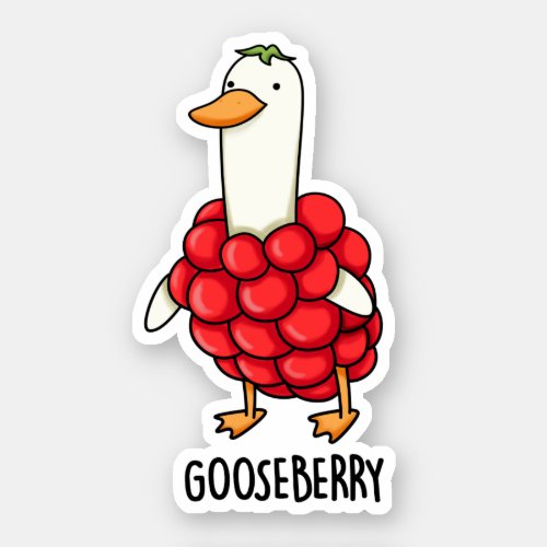Gooseberry Funny Berry Pun  Sticker