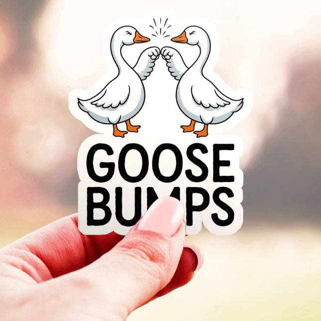 Goosebumps  Funny Bird Friends Vinyl Sticker (Creator Uploaded)