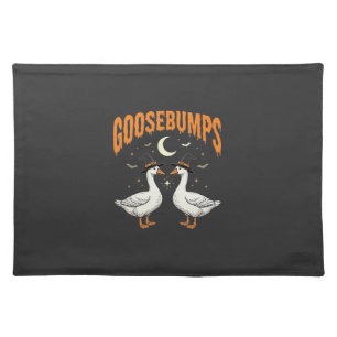 Goosebumps Halloween Witch Geese Vector Design Cloth Placemat