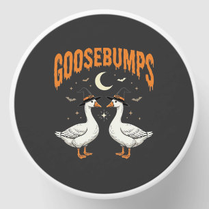 Goosebumps Halloween Witch Geese Vector Design Mini Candle Favors