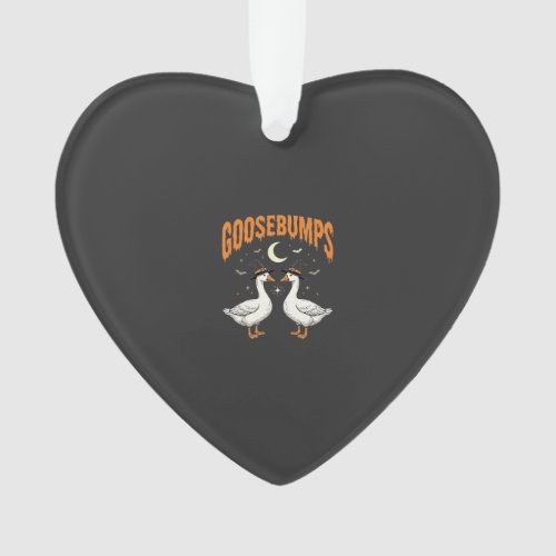 Goosebumps Halloween Witch Geese Vector Design Ornament
