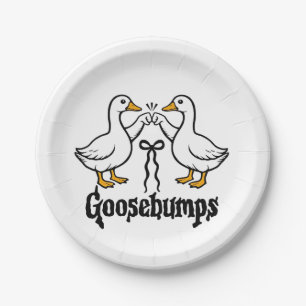 Goosebumps Silly Goose Funny Best Friends  Paper Plates