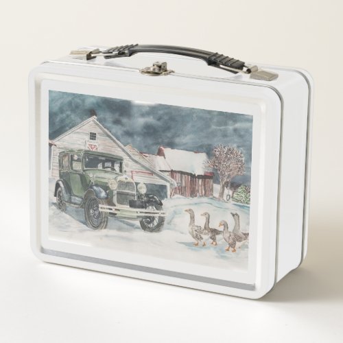 Goosed Again Metal Lunch Box