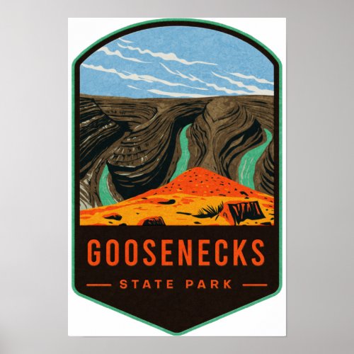 Goosenecks State Park Poster