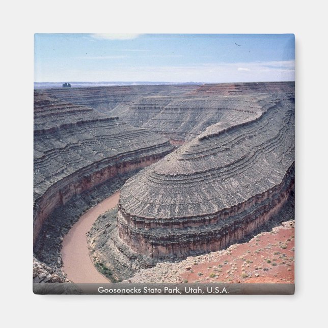 Goosenecks State Park, Utah, U.S.A. Magnet (Front)